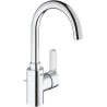 GROHE Mitigeur lavabo monocommande Eurostyle Cosmopolitan 23043003 - Bec tube pivotant - Limiteur de débit - Chrome - Taille L