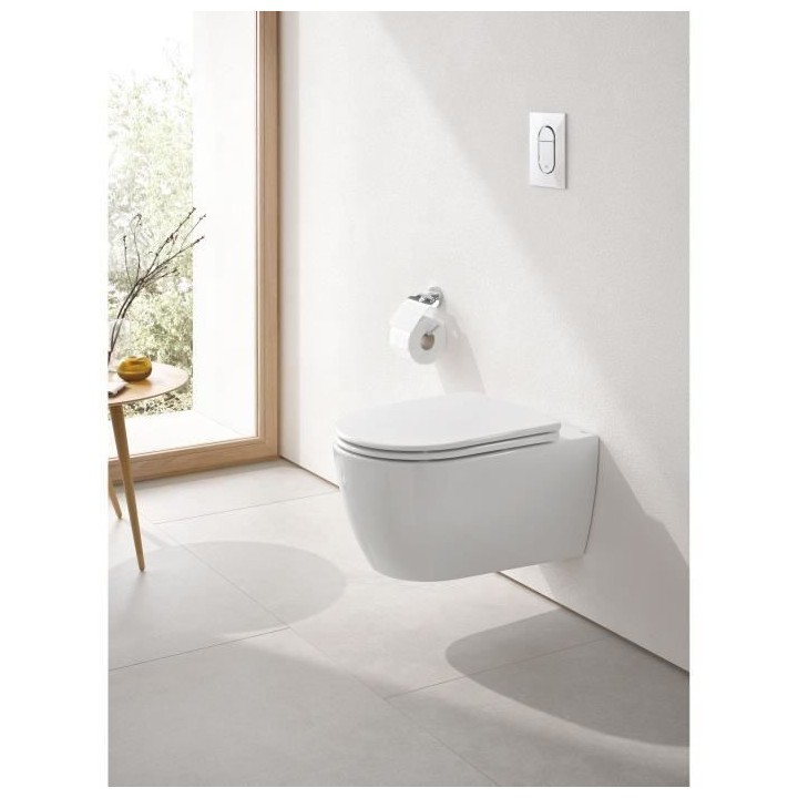 GROHE Abattant WC fermeture avec frein de chute, Gamme Essence, Blanc