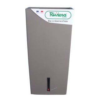 RIVIERA Pot de fleurs carré Eva New en plastique - 37 x 37 x H 68,5 c