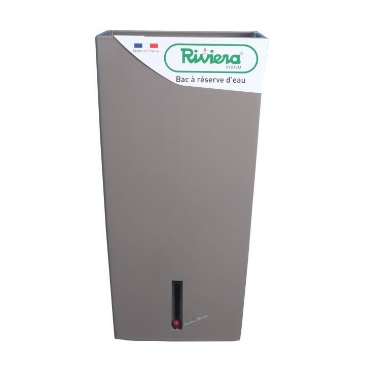 RIVIERA Pot de fleurs carré Eva New en plastique - 37 x 37 x H 68,5 c