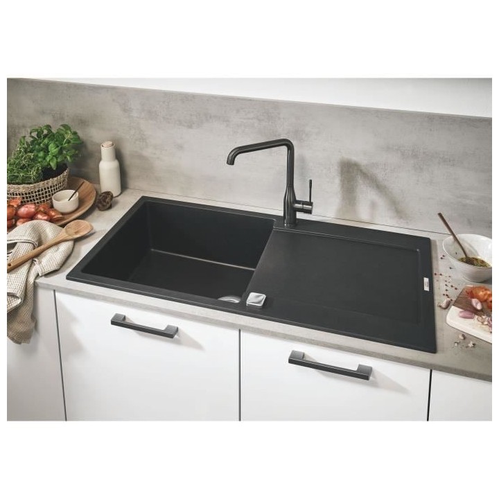 GROHE Évier en composite K500 31645AP0 - A encastrer - 1 bac - Instal