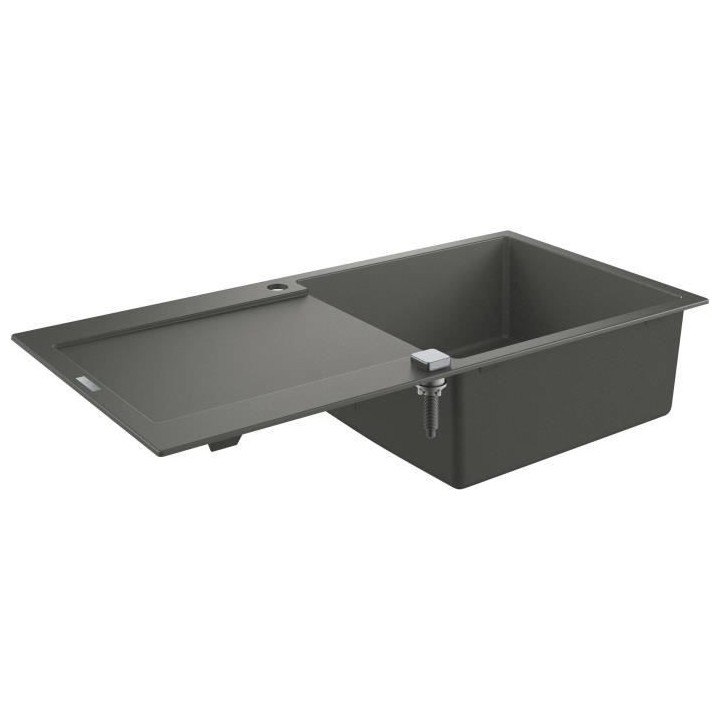 Evier 1 bac K500 GROHE - Egouttoir gauche - A encastrer - Installation