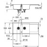 GROHE Evier composite avec égouttoir K500 1160 x 500 mm Gris granite 31647AT0