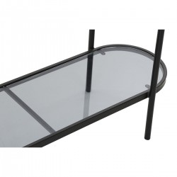 Console DKD Home Decor Noir Bois Verre Fer (90 x 30 x 80 cm)