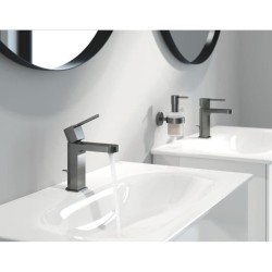 GROHE Mitigeur lavabo monocommande Plus 33163003 - Bec fixe - Limiteur de température - Limiteur de débit - Chrome - Taille S