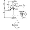 GROHE Mitigeur lavabo monocommande Plus 33163003 - Bec fixe - Limiteur de température - Limiteur de débit - Chrome - Taille S