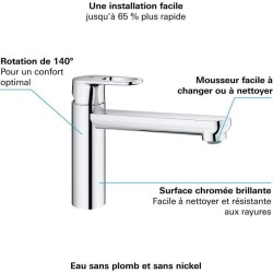 GROHE - Mitigeur évier cuisine