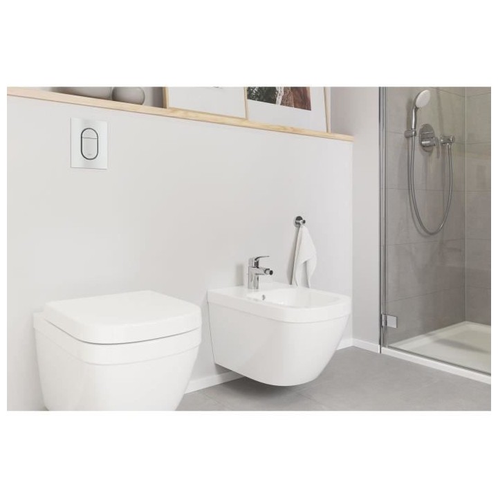 GROHE Pack WC suspendu Euro Ceramic 39703000 -Abattant frein de chute-