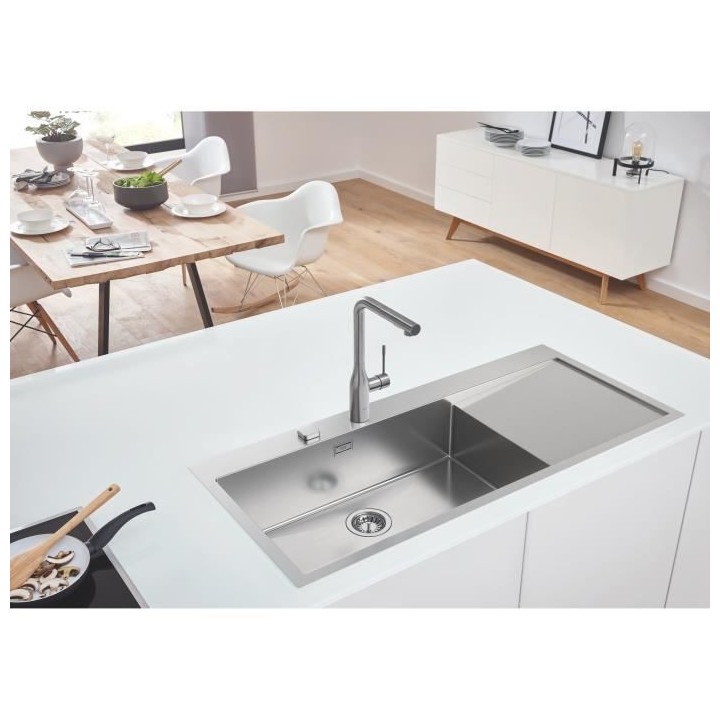 GROHE Évier en acier inoxydable K1000 31581SD1