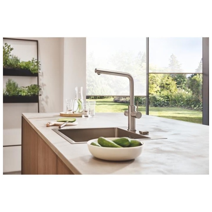 GROHE Évier en acier inoxydable K800 31583SD1