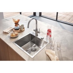 GROHE Évier en acier inoxydable K800 31583SD1