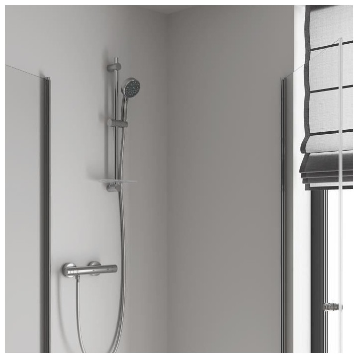 GROHE Mitigeur thermostatique douche Precision Get, montage mural, ind