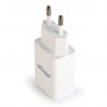 Chargeur mural GEMBIRD EG-UC2A-03-W Blanc Noir