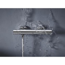 GROHE Mitigeur thermostatique douche Precision Get, montage mural, indicateur de température, filtres intégré, 34773000