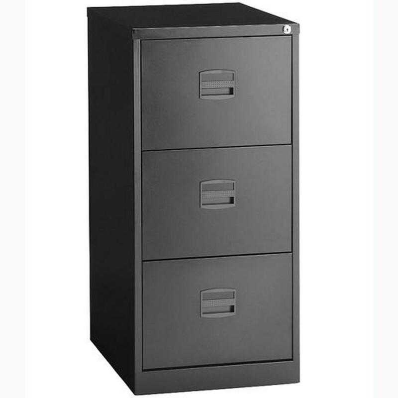 Caisson à Tiroirs Bisley Armoire de classement rechargeable Anthracite Métal Acier 102 x 41 x 40 cm