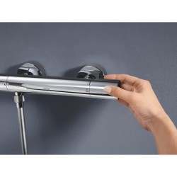 GROHE Mitigeur thermostatique douche Precision Get, montage mural, indicateur de température, filtres intégré, 34773000