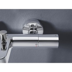 GROHE Mitigeur thermostatique bain douche Precision Get, montage mural, indicateur de température, filtres intégrés, chromé,