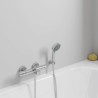 GROHE Mitigeur thermostatique bain douche Precision Get, montage mural, indicateur de température, filtres intégrés, chromé,