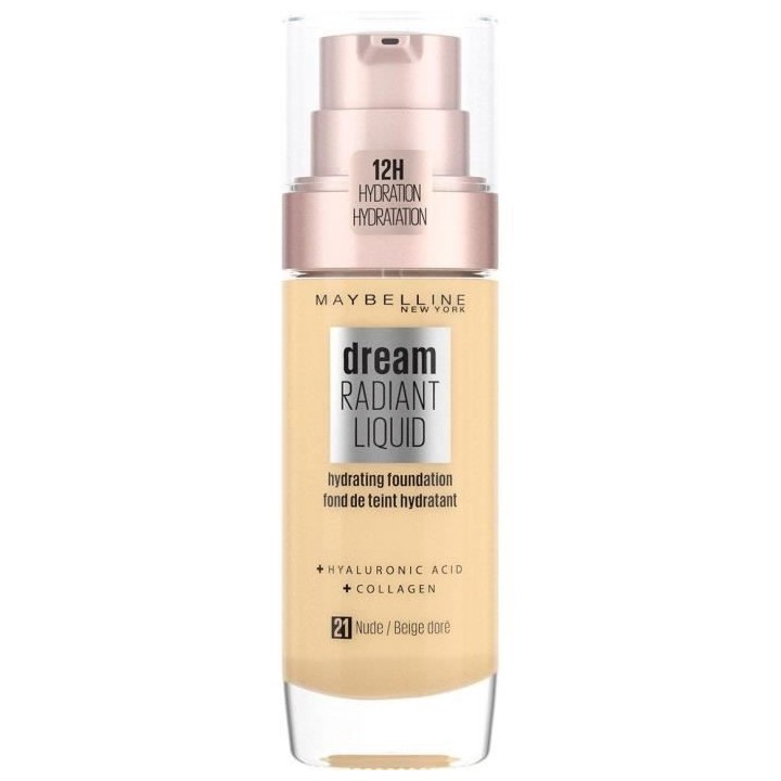 Fond de teint Dream Radiant Liquid MAYBELLINE NEW YORK - Soin hydratan