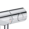 GROHE Mitigeur thermostatique bain douche Precision Get, montage mural, indicateur de température, filtres intégrés, chromé,