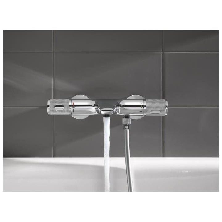GROHE Mitigeur thermostatique douche Precision Feel, montage mural, in