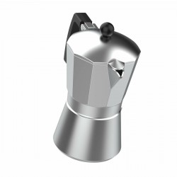 Cafetière Italienne Taurus KCP9006 6T Aluminium Argenté Gris 6 Tasses