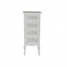 Caisson à Tiroirs DKD Home Decor Blanc Bois Bois MDF Romantique 40 x 36 x 100 cm 40 x 34 x 100 cm