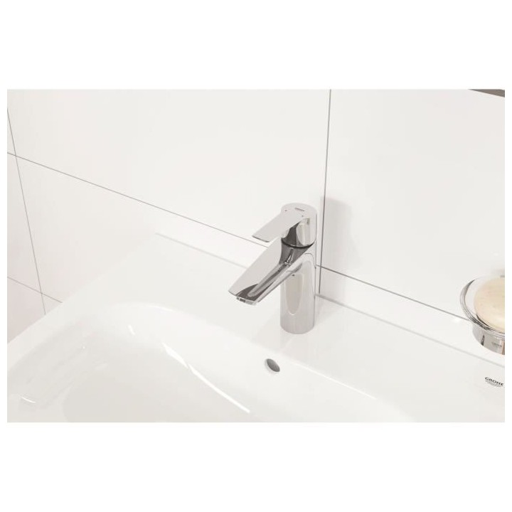 GROHE QUICKFIX Mitigeur monocommande Lavabo Start, Taille S, limiteur