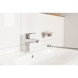 GROHE QUICKFIX Start Robinet de salle de bains lavabo, mousseur économie d'eau, bonde clic clac incluse, Taille S, 23551002