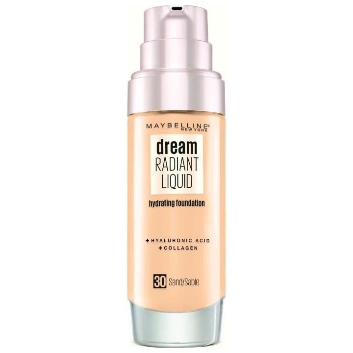 Fond de teint soin hydratant 12H Dream Radiant Liquid MAYBELLINE NEW Y