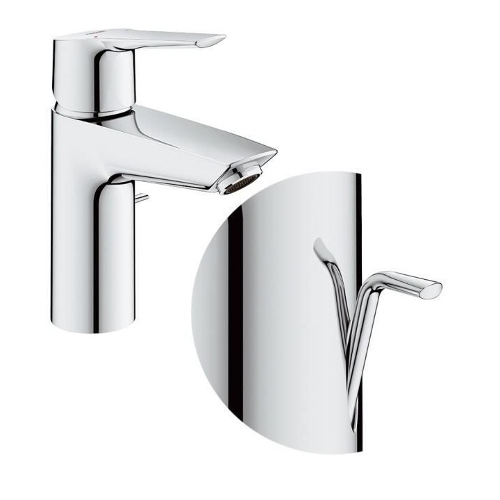GROHE QUICKFIX Robinet lavabo de salle de bains Start, mitigeur avec t