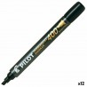 Marqueur permanent Pilot SCA-400 Noir 4 mm (12 Unités)