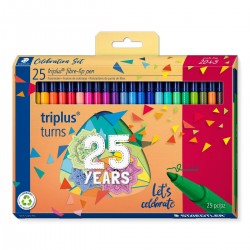 Ensemble de Marqueurs Staedtler Triplus 323 25 Pièces Multicouleur