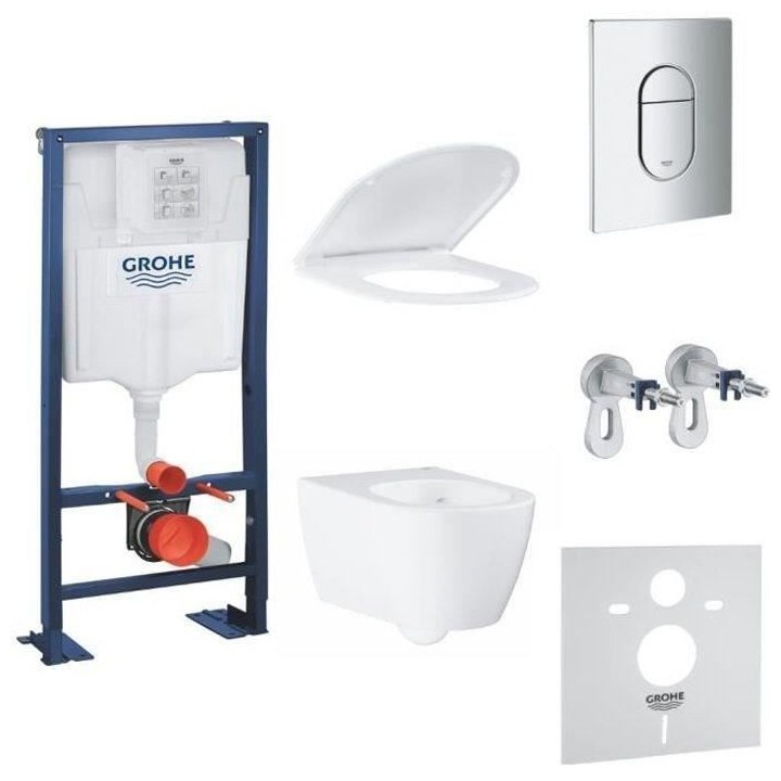 GROHE Bâti support 5-en-1 pour WC, 1.13 m 3975700H