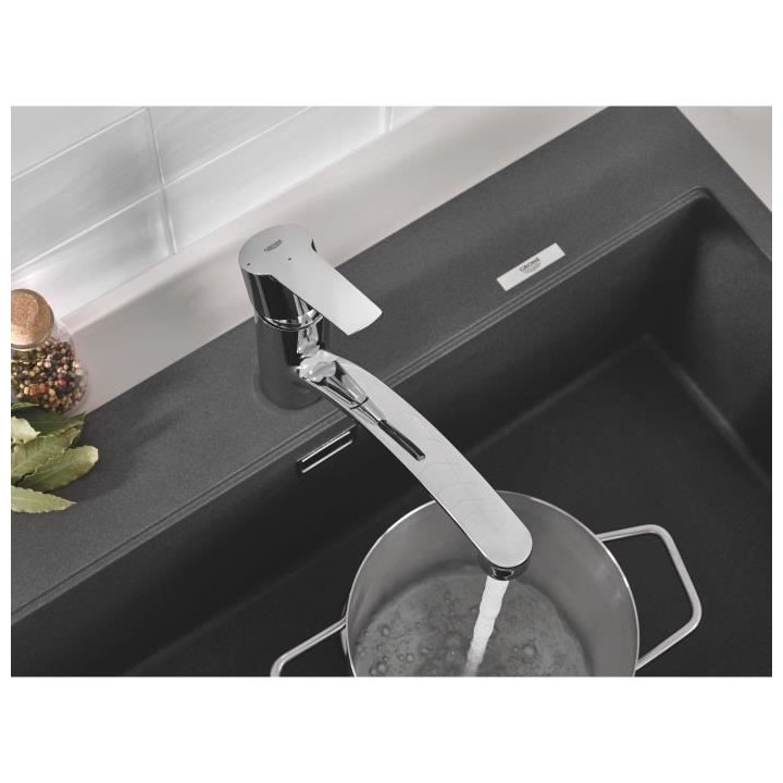 GROHE QUICKFIX Mitigeur monocommande Evier Start Chromé 31138002