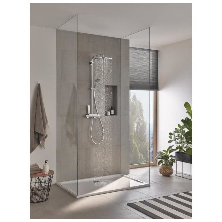 Colonne de douche avec mitigeur thermostatique - GROHE