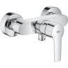 GROHE Mitigeur monocommande douche Start, montage mural, raccord fileté pour flexible en 1/2, rosaces métal incluses, 24208002