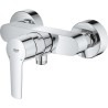 GROHE Mitigeur monocommande douche Start, montage mural, raccord fileté pour flexible en 1/2, rosaces métal incluses, 24208002