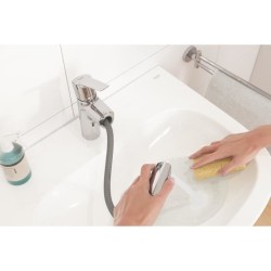 GROHE QUICKFIX Mitigeur monocommande lavabo de salle de bains Start, douchette extractible Mousseur économie d'eau taille M 242