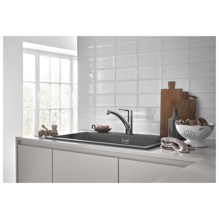 GROHE QUICKFIX Start Robinet de cuisine évier Start, rotation 140°,