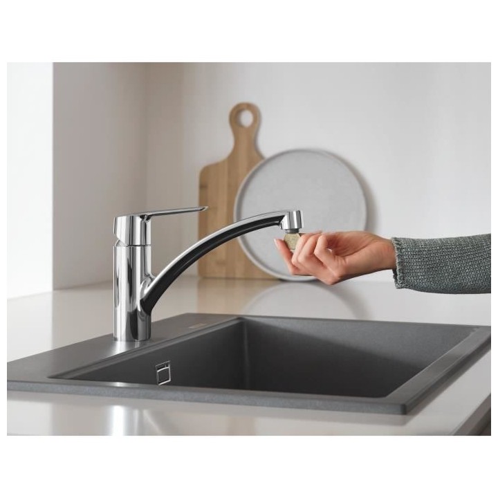 GROHE QUICKFIX Start Robinet de cuisine évier Start, rotation 140°,