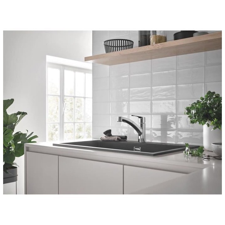 GROHE QUICKFIX Start Robinet de cuisine évier, douchette extractible,