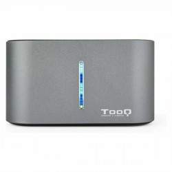 Dock Station Dual TooQ TQDS-805G 2.5"-3.5" HDD/SSD SATA USB 3.0 Gris