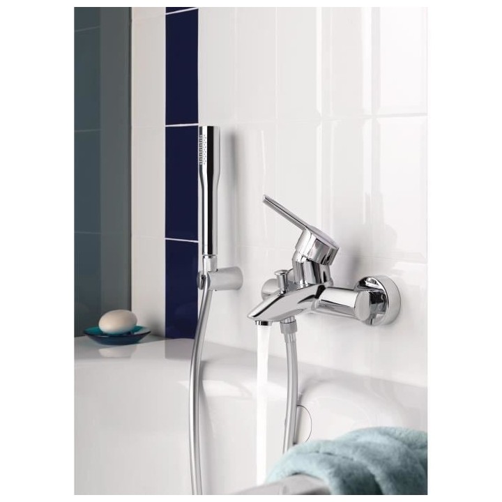 GROHE Mitigeur monocommande Bain / Douche Feel, montage mural, raccord