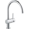 GROHE Robinet de cuisine évier Flair, zone rotation 360°, installation et nettoyage facile, conduit sans plomb et nickel, 3245