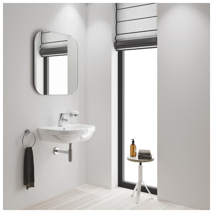 GROHE Robinet de salle de bains lavabo Feel, tirette, bonde clic clac