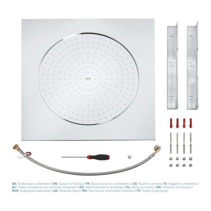 GROHE Plafonnier douche Rainshower F-Series 20 27286000 - Tete 1 jet -