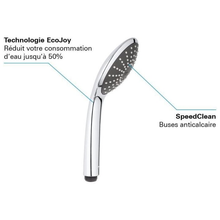 GROHE Douchette 1 jet Vitalio Joy 110 Chromé 27315000