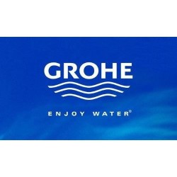 GROHE Douchette Vitalio Joy 110, 1 jet, pommeau de douche 110mm, technologie anti-brulûre et a économie d'eau, chromé, 273160