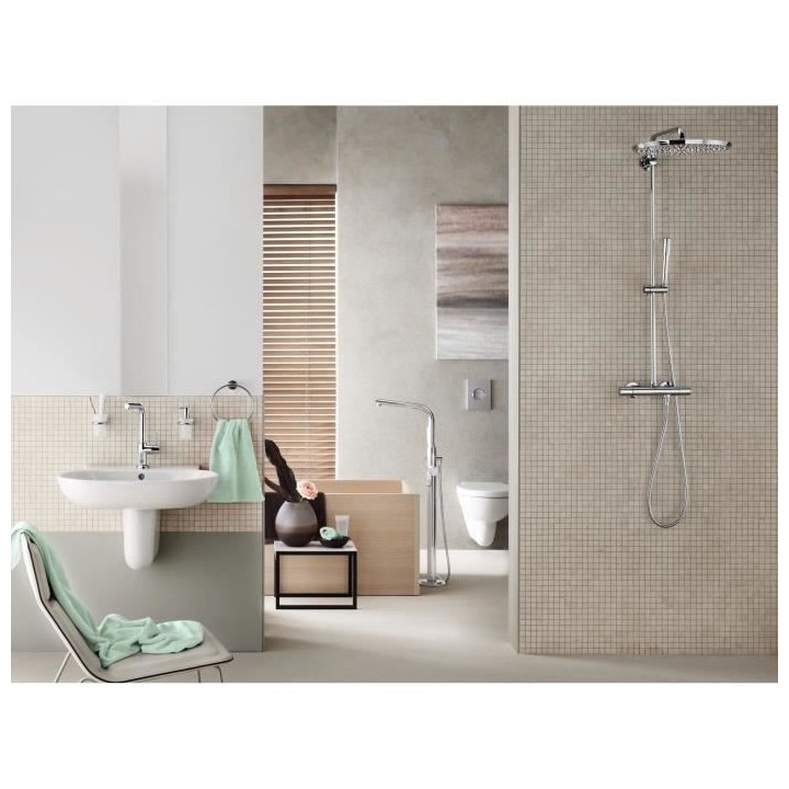 GROHE Colonne de douche Rainshower 400 27174001 - Mitigeur thermostati